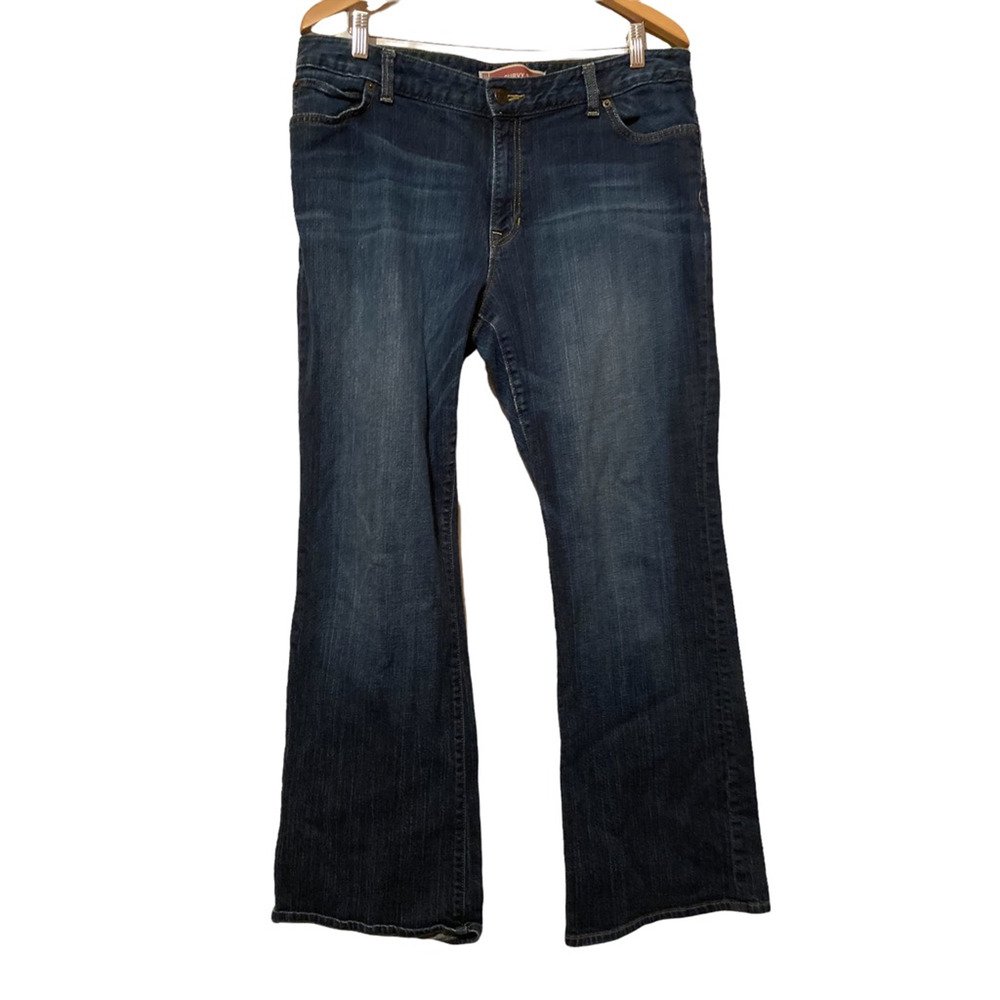 Levis Womens The Skinny Jeans Blue Stretch Dark Denim Wash Mid Rise 14 Medium
